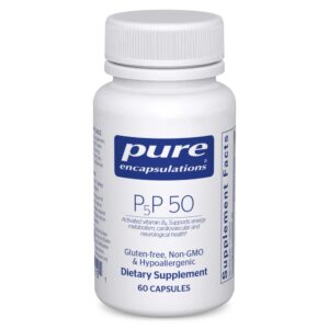 Pure Encapsulations P5P 50 cápsulas vitamina b6 activa