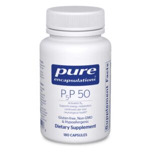 Pure Encapsulations P5P 50 vitamina B6 activa 180 cápsulas