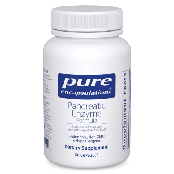 Version 1.0.0 Frente del frasco Pancreatic Enzyme Formula