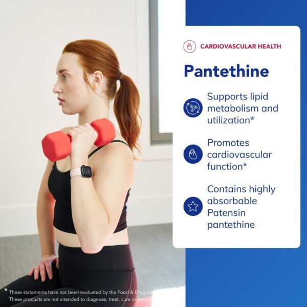 Etiqueta del producto Pantethine Pure Encapsulations