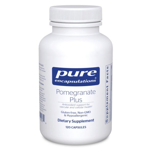 Pure Encapsulations Pomegranate Plus botella frontal