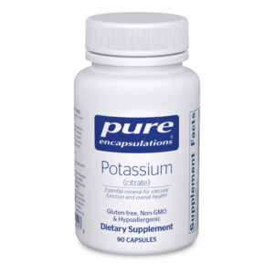 Frente del frasco Potassium Citrate Pure Encapsulations