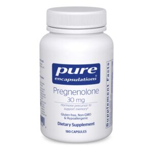 Frente de Pure Encapsulations Pregnenolone 30 mg