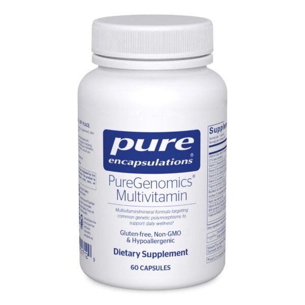 Version 1.0.0 Pure Encapsulations PureGenomics Multivitamínico 60 cápsulas