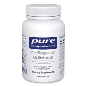 Version 1.0.0 Pure Encapsulations PureResponse multivitamínico botella frontal