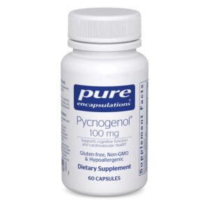Version 1.0.0 Pure Encapsulations Pycnogenol 100 mg frasco