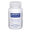 Version 1.0.0 Pure Encapsulations Resveratrol frasco y etiqueta
