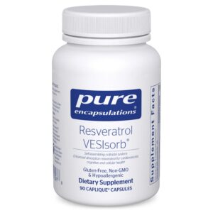 Frente de la etiqueta de Resveratrol VES-Sorb