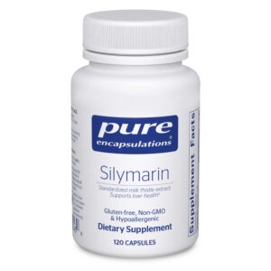 Pure Encapsulations silimarina 250mg 120 cápsulas salud hepática