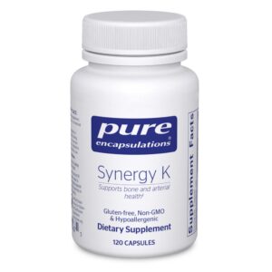 Pure Encapsulations Synergy K 120 cápsulas frasco frontal