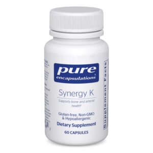 Pure Encapsulations Synergy K cápsulas vitaminas K y D3