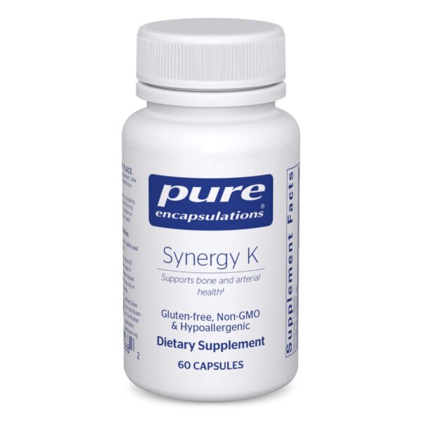 Version 1.0.0 Pure Encapsulations Synergy K cápsulas vitaminas K y D3