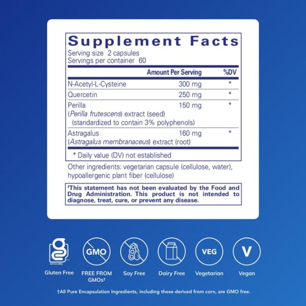 Etiqueta frontal del producto Th2 Modulator