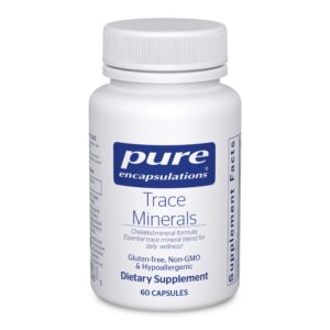 Frontal de la caja Pure Encapsulations Trace Minerals