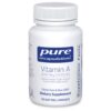 Pure Encapsulations cápsulas vitamina A 3000 mcg no GMO 120 unidades