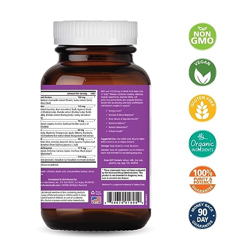 PURE ESSENCE LABS suplemento herbal multivitamínico mujeres