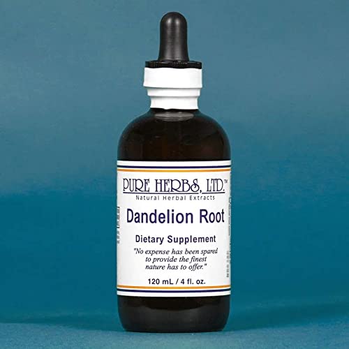 Frasco Pure Herbs raíz diente de león líquido 4 oz