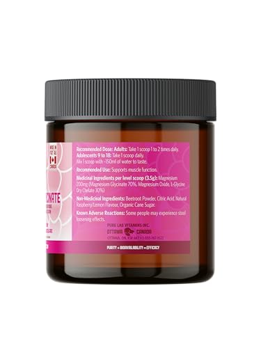 Interior del envase de magnesio glicinato