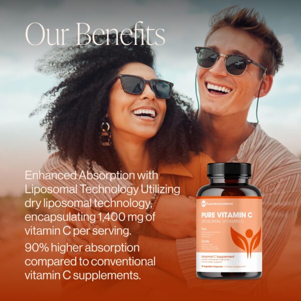 Pure Liposomal C suplemento antioxidante alta absorción