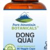 Pure Mountain Botanicals cápsulas orgánicas de Dong Quai caja