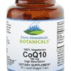 Frente de la botella Pure Mountain Botanicals CoQ10 100mg