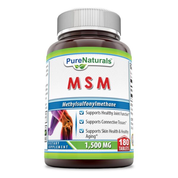 Pure Naturals MSM 1500 mg porción