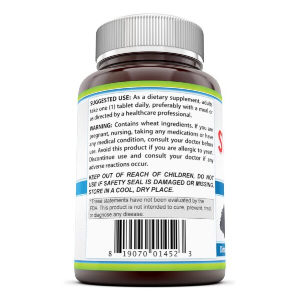 Version 1.0.0 Pur Naturals Selenium 200 mcg etiqueta frontal