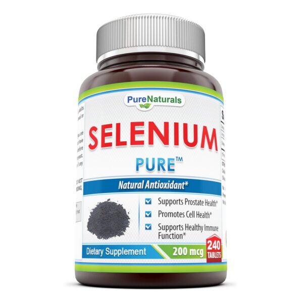 Pure Naturals Selenium 200 mcg tableta frasco