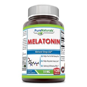 Version 1.0.0 Pure Naturals suplemento melatonina 10 mg 120 tabletas