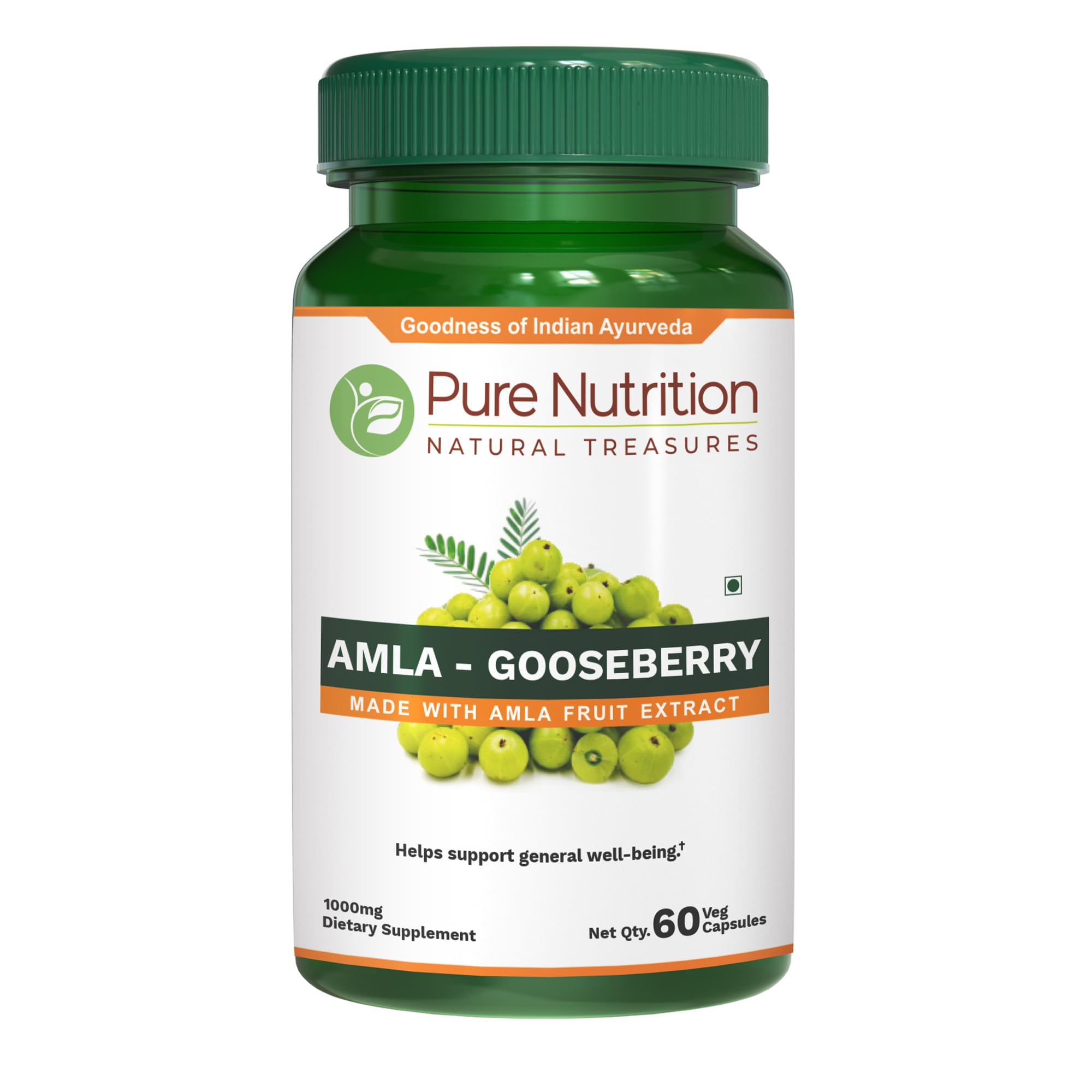 PURE NUTRITION NATURAL TREASURES amla extract, 1000 mg
