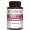 Suplemento de biotina Pure Nutrition con sesbania