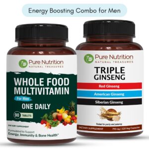 Frente de Pure Nutrition multivitamínico hombres