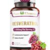 Frente de la botella Pure Organic Elements Resveratrol 1450 mg