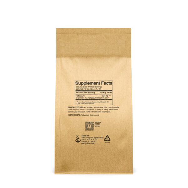 Version 1.0.0 Etiqueta Pure Original Potasio Bicarbonato