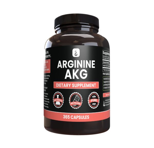 Frasco de Arginina AKG - PURE ORIGINAL INGREDIENTS