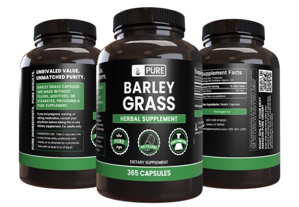 Barley Grass Pure Original Ingredients cápsulas