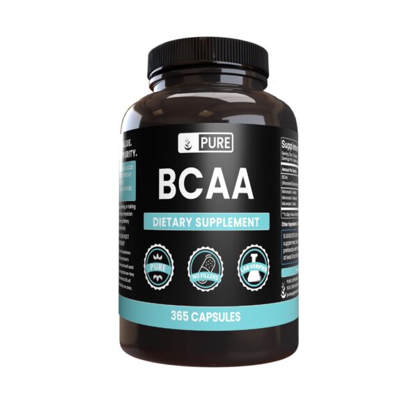 Cápsulas PURE ORIGINAL INGREDIENTS BCAA frente