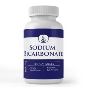 Version 1.0.0 Frasco de PURE ORIGINAL INGREDIENTS Bicarbonato de sodio cápsulas