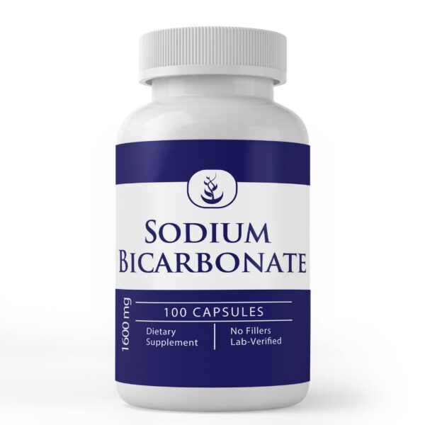 Version 1.0.0 Frasco de PURE ORIGINAL INGREDIENTS Bicarbonato de sodio cápsulas