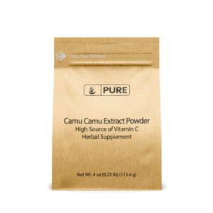 PURE ORIGINAL INGREDIENTS Camu Camu polvo 4 oz vitamina C natural