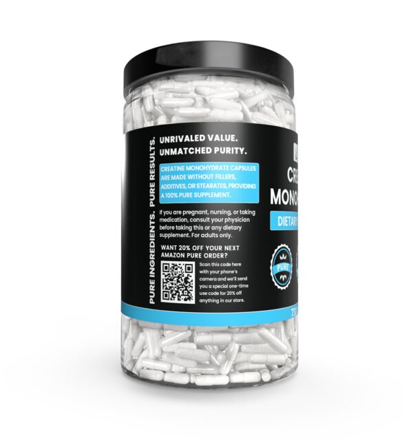 Version 1.0.0 Etiquetas y cápsulas de creatina monohidrato