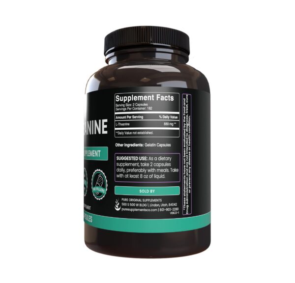 Version 1.0.0 Cápsulas L-Theanine de PURE ORIGINAL INGREDIENTS