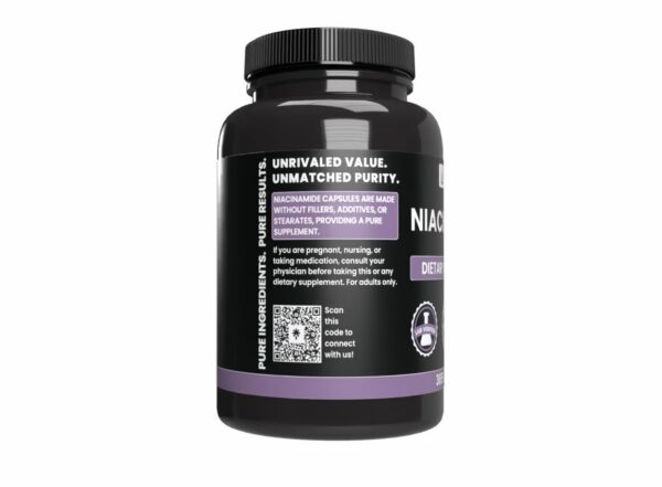 Version 1.0.0 Etiqueta del frasco Niacinamida Pure Original Ingredients