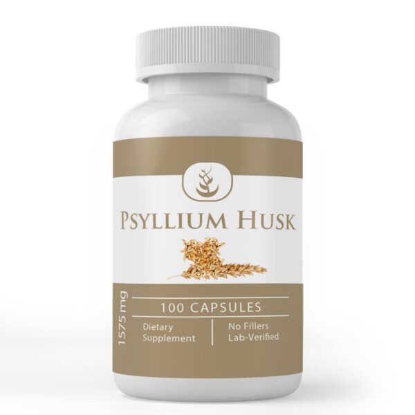 Cápsulas Pure Original Ingredients de cáscara de psyllium 100 unidades