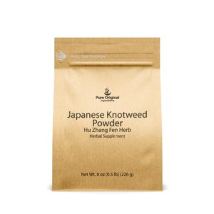 Version 1.0.0 Knotweed japonés en polvo frasco