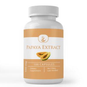 Version 1.0.0 Frasco de extracto de papaya PURE ORIGINAL INGREDIENTS