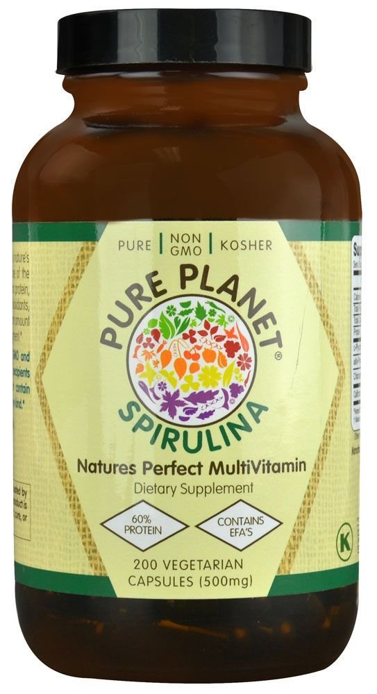 Pure Planet Espirulina 100% pura envase 200 tabletas