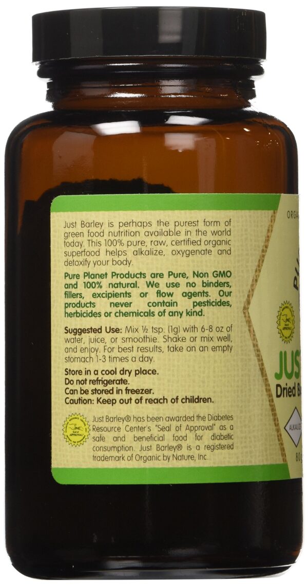 Paquete doble Pure Planet Just Barley polvo orgánico 80 gramos