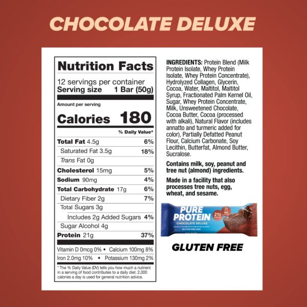 Version 1.0.0 Barras Pure Protein Chocolate Deluxe