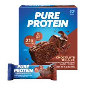 Version 1.0.0 Caja de 12 barras Pure Protein Chocolate Deluxe
